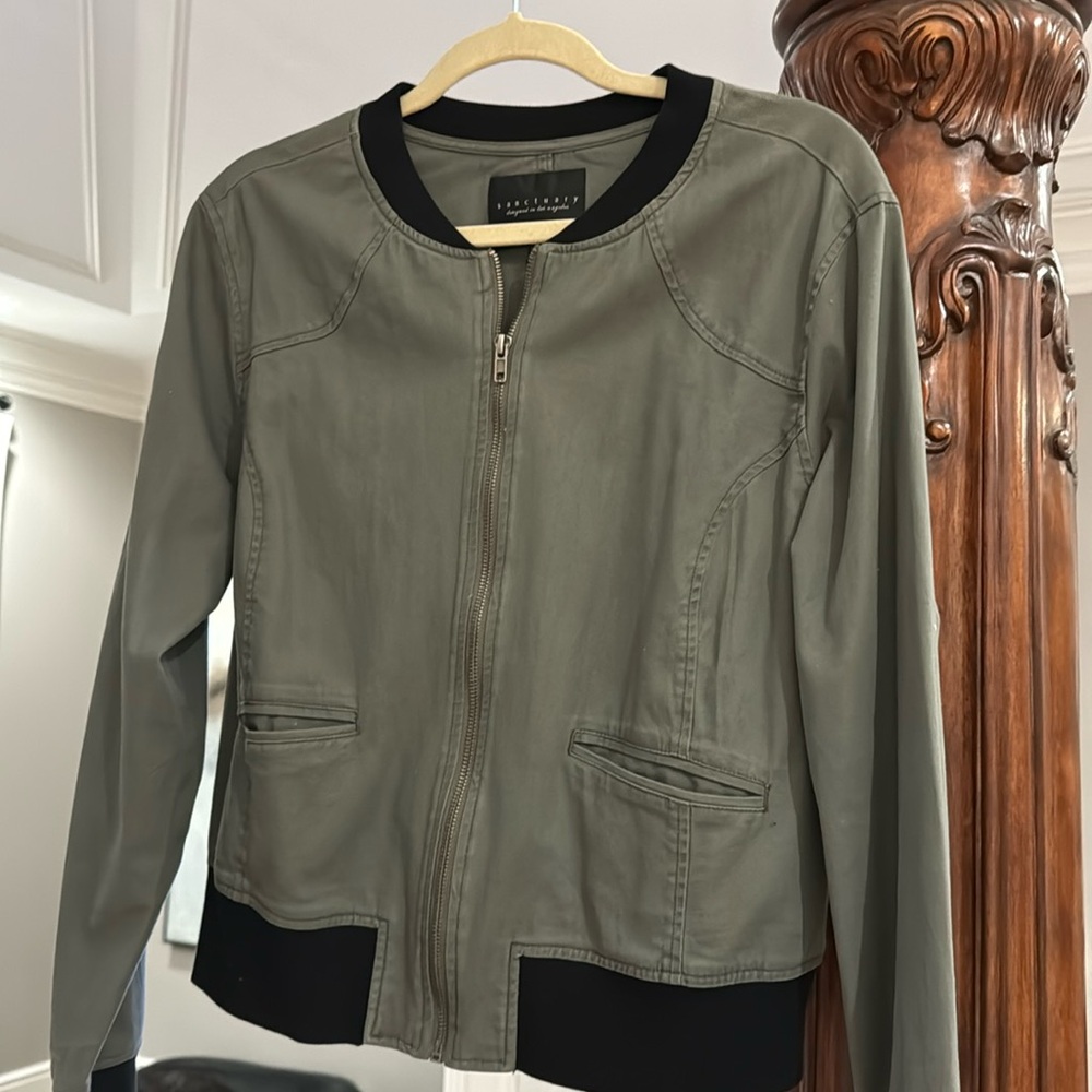 Sanctuary zip front jacket
